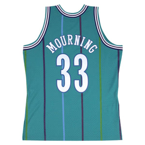 Alonzo Mourning Charlotte Hornets HWC Throwback NBA Swingman Jersey
