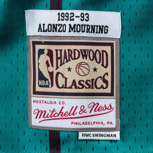 Alonzo Mourning Charlotte Hornets HWC Throwback NBA Swingman Jersey