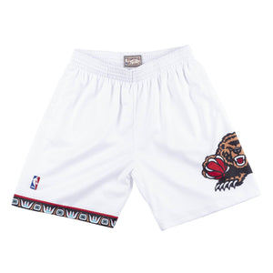 Vancouver Grizzlies 1998-99 Hardwood Classics Throwback White Swingman NBA Shorts