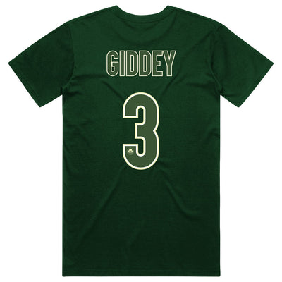 Australian Boomers Giddey Player Casual Cotton Green T-Shirt