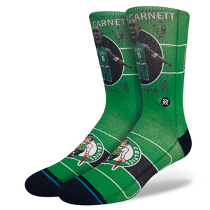 Kevin Garnett Boston Celtics Retro Big Head NBA Socks