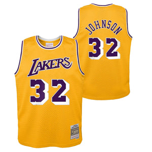 Magic Johnson Los Angeles Lakers HWC Youth NBA Swingman Jersey