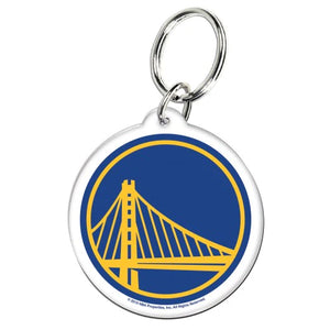 Golden State Warriors Premium Acrylic Team Logo NBA Keyring