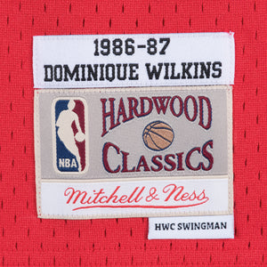 DOMINIQUE WILKINS ATLANTA HAWKS NBA HARDWOOD CLASSICS THROWBACK SWINGMAN JERSEY - Basketball Jersey World