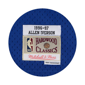 Allen Iverson Philadelphia 76ers HWC Throwback Rookie NBA Swingman Jersey