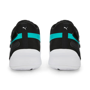 TRC Blaze Court Black Aqua Basketball Shoes
