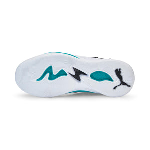 TRC Blaze Court Black Aqua Basketball Shoes
