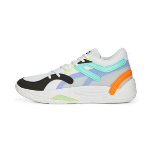 TRC Blaze Court White Electric Basketball Shoes