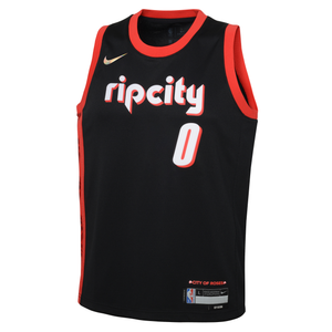 Damian Lillard Portland Trail Blazers 2022 Mixtape City Edition Youth NBA Swingman Jersey