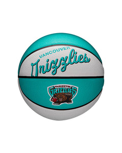 Vancouver Grizzlies Team Logo Retro Mini NBA Basketball