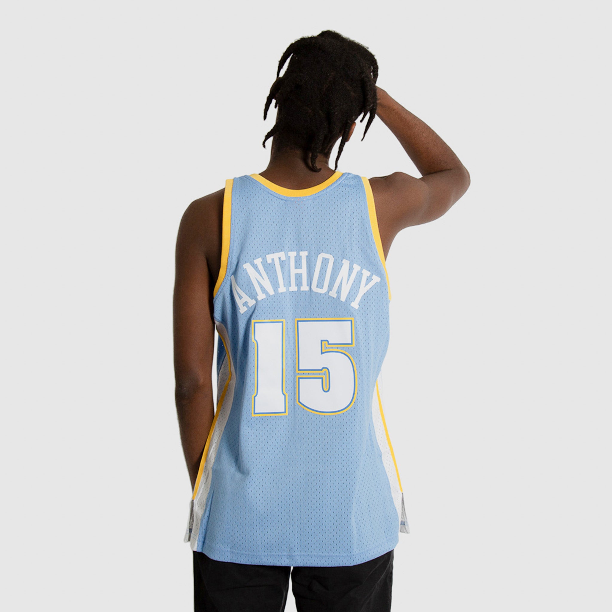 Carmelo Anthony Denver Nuggets HWC Throwback Rookie NBA Swingman Jerse –  Basketball Jersey World