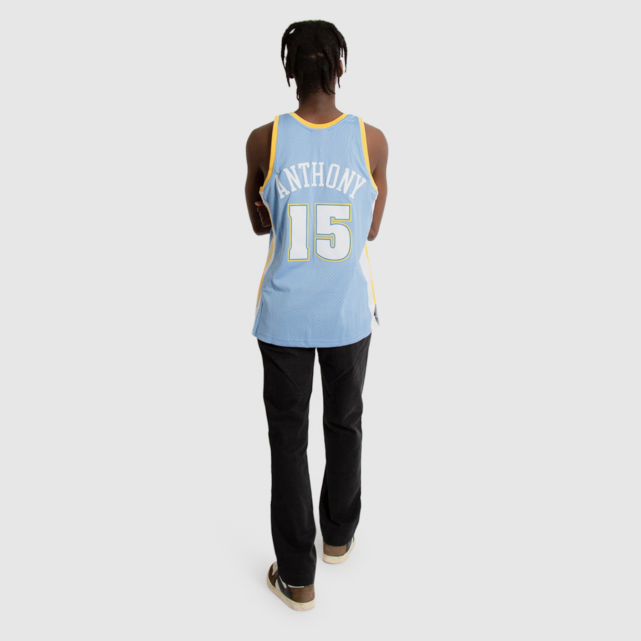 CARMELO ANTHONY DENVER NUGGETS NIKE SWINGMAN HOME JERSEY - Primetime