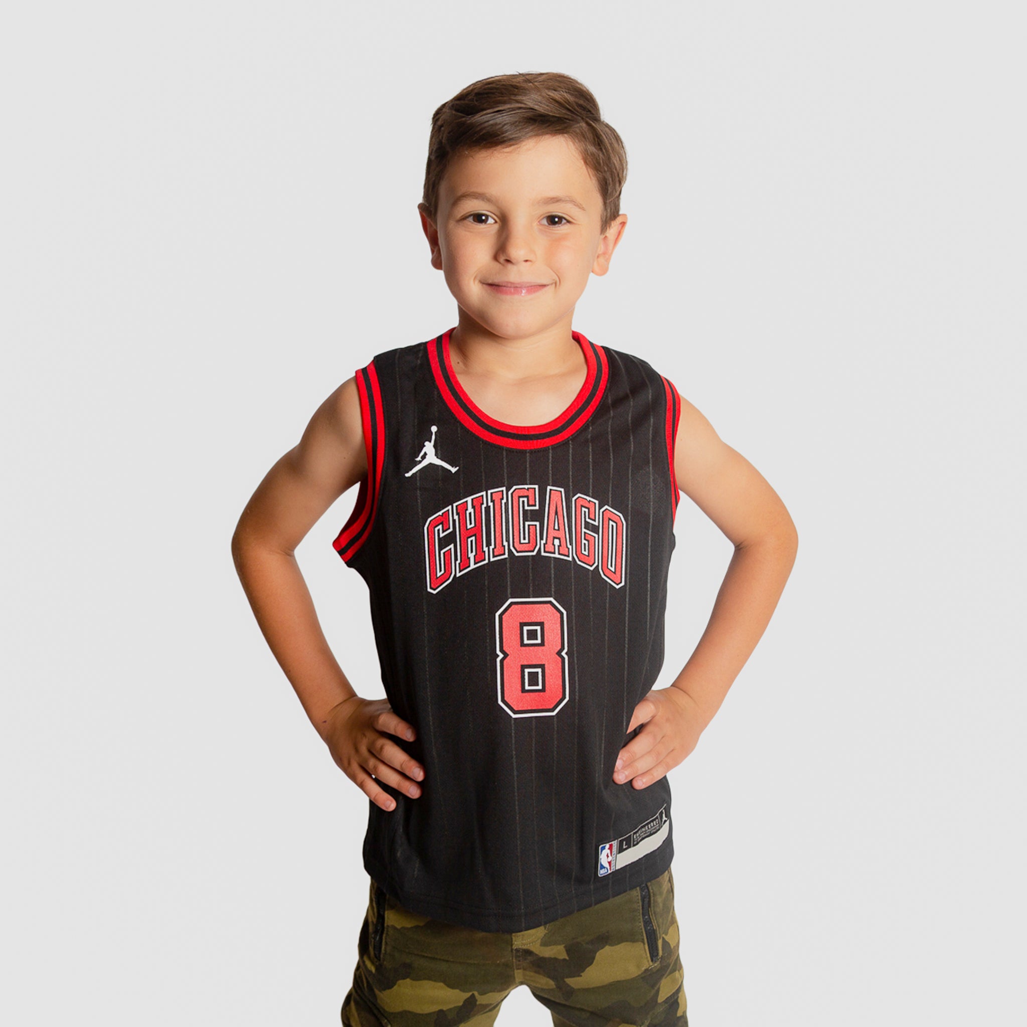 Chicago Bulls Jordan Statement Edition Swingman Jersey 22 - Black - Zach  LaVine - Youth