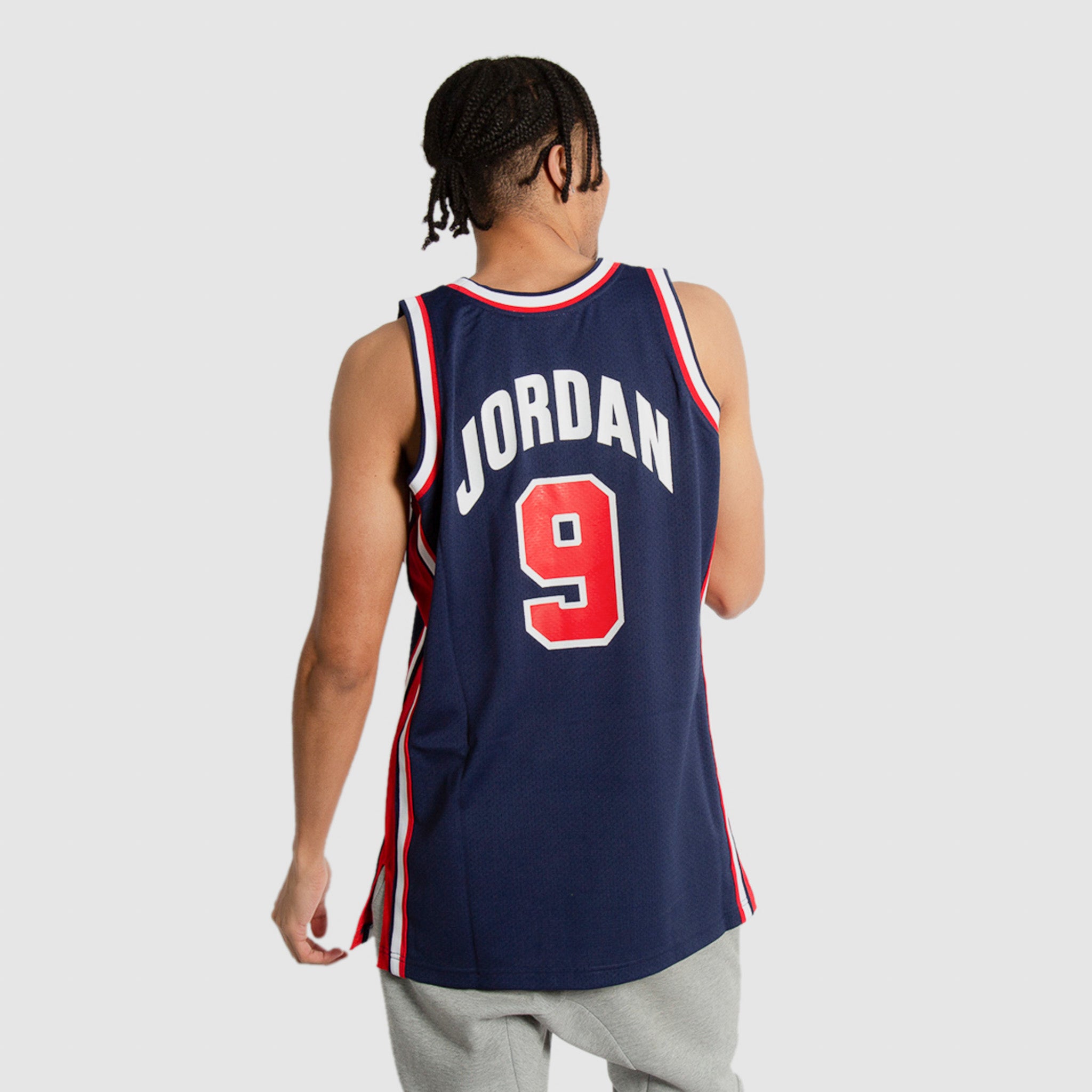 Michael Jordan #9 1992 USA Dream Team Olympics Vintage Champion Jersey Size  50