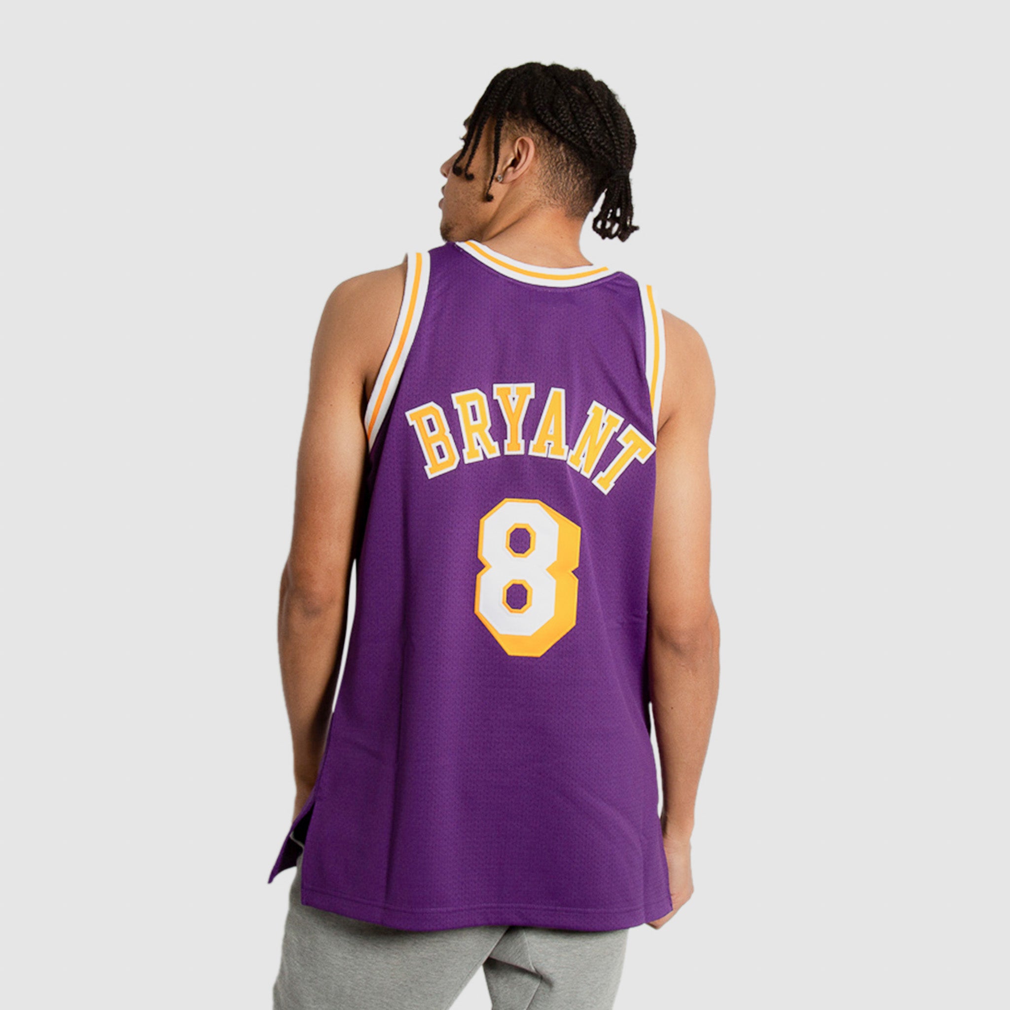 100% Authentic Rookie Kobe Bryant Champion 96 97 Lakers Jersey Size 44 L  Pro Cut