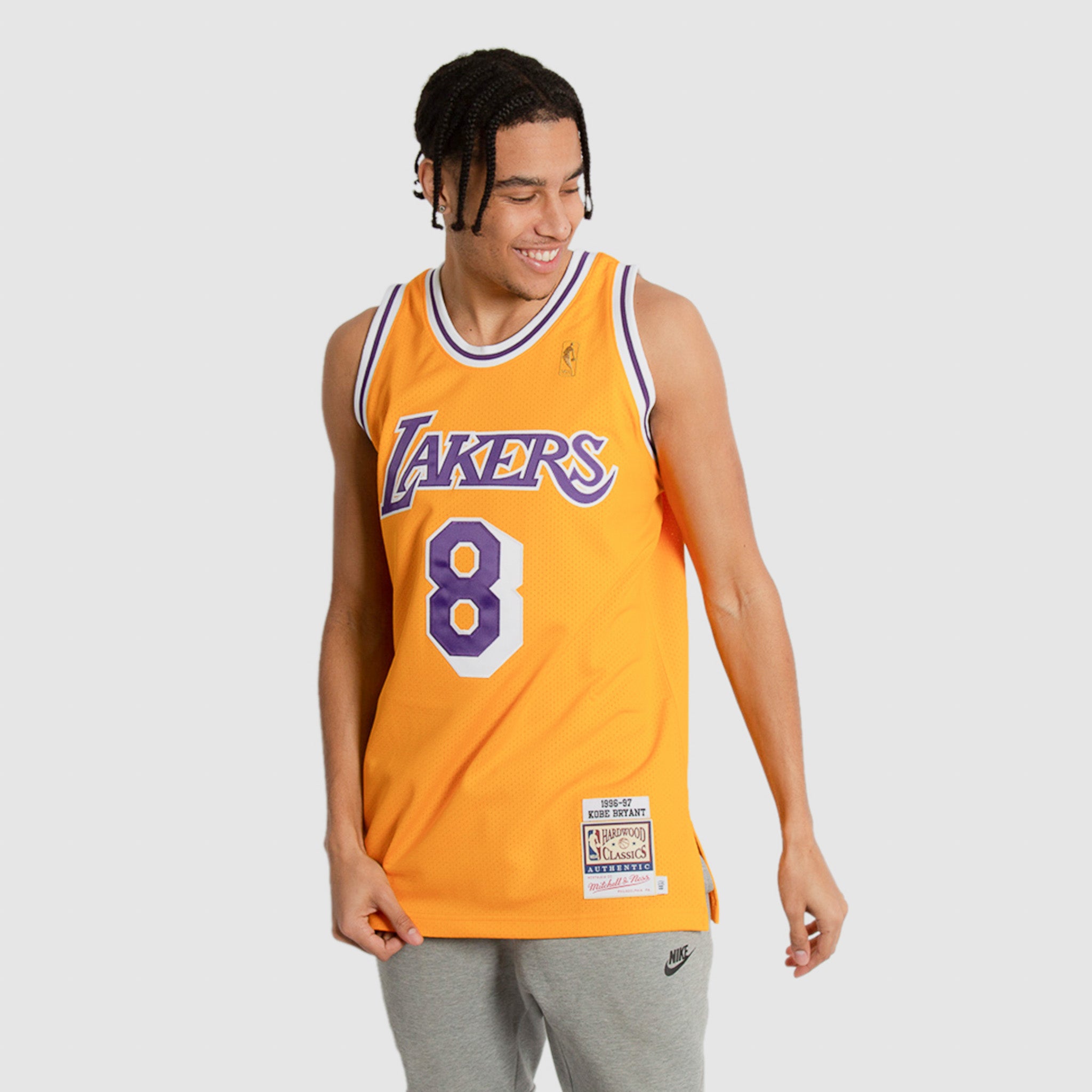 Kobe Bryant Los Angeles Lakers Purple 1996-1997 Throwback Basketball Jersey