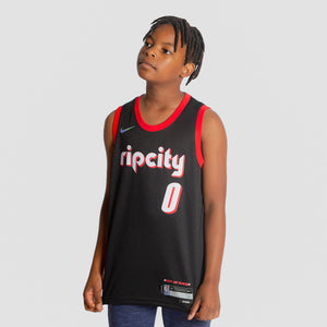Damian Lillard Portland Trail Blazers 2022 Mixtape City Edition Youth NBA Swingman Jersey