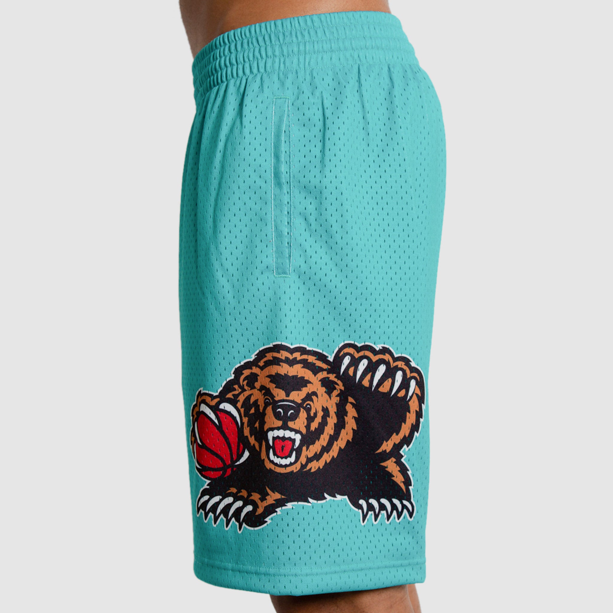 Vancouver Grizzles Shorts Teal - Basketball Shorts Store