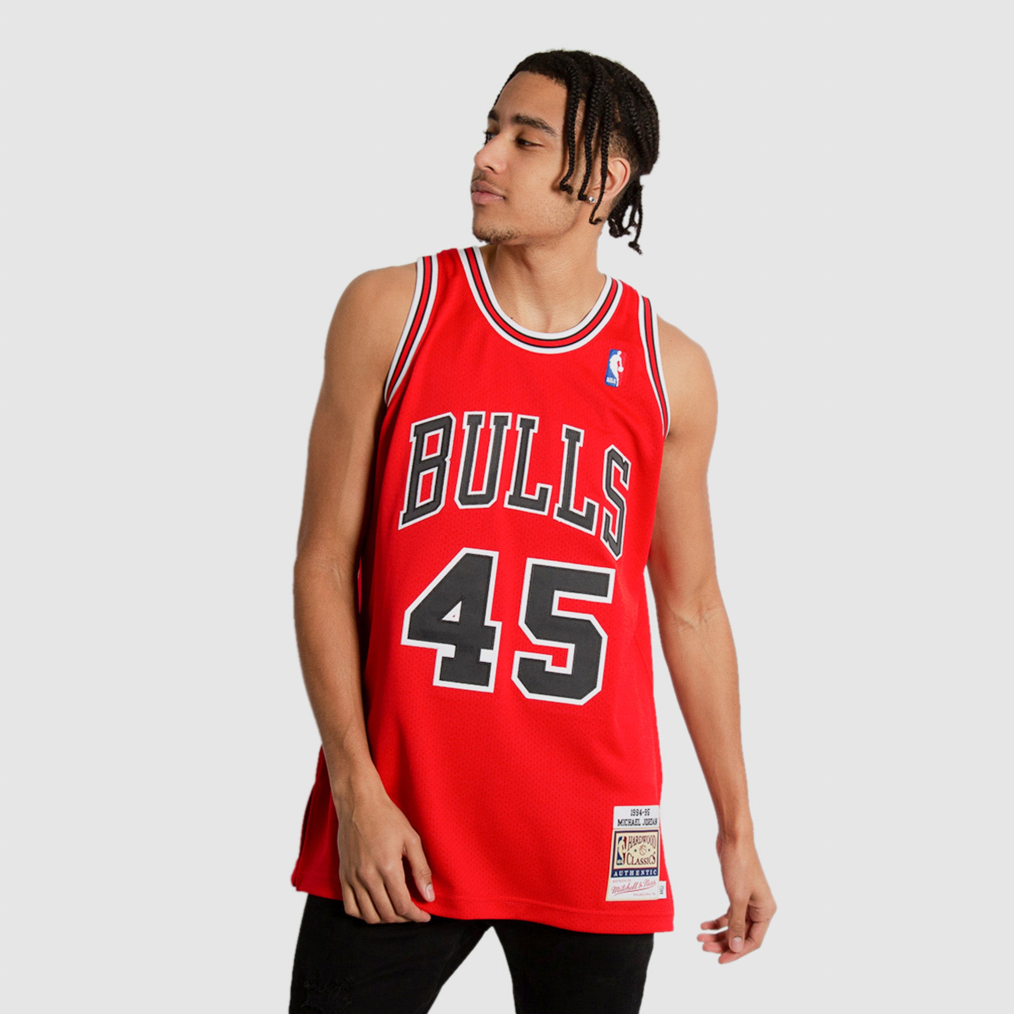 Michael Jordan Youth Chicago Bulls Premium Rookie NBA Authentic