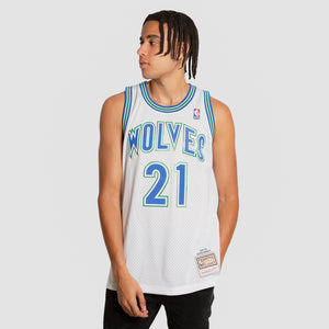 Kevin Garnett Minnesota Timberwolves Hardwood Classics Throwback NBA Swingman Jersey