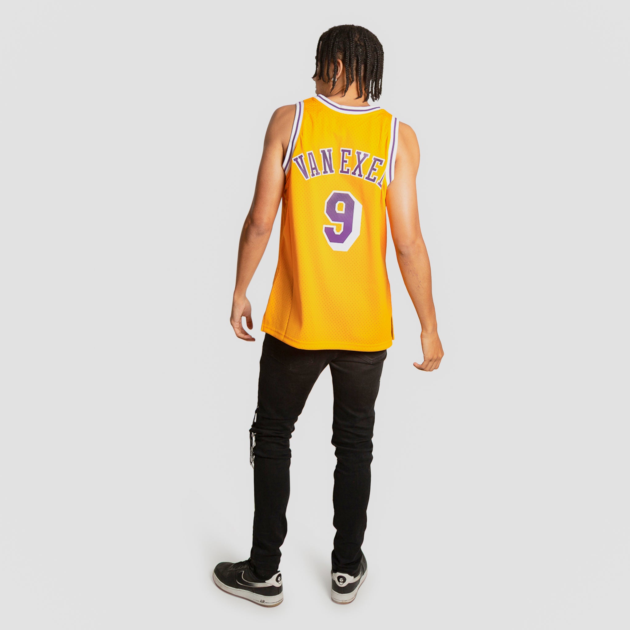 Nick Van Exel Los Angeles Lakers HWC Throwback NBA Swingman Jersey –  Basketball Jersey World