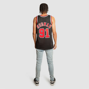 Dennis Rodman Chicago Bulls Hardwood Classics Throwback NBA Swingman Jersey