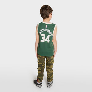 Giannis Antetokounmpo Bucks 2024 Icon Edition Boys NBA Jersey