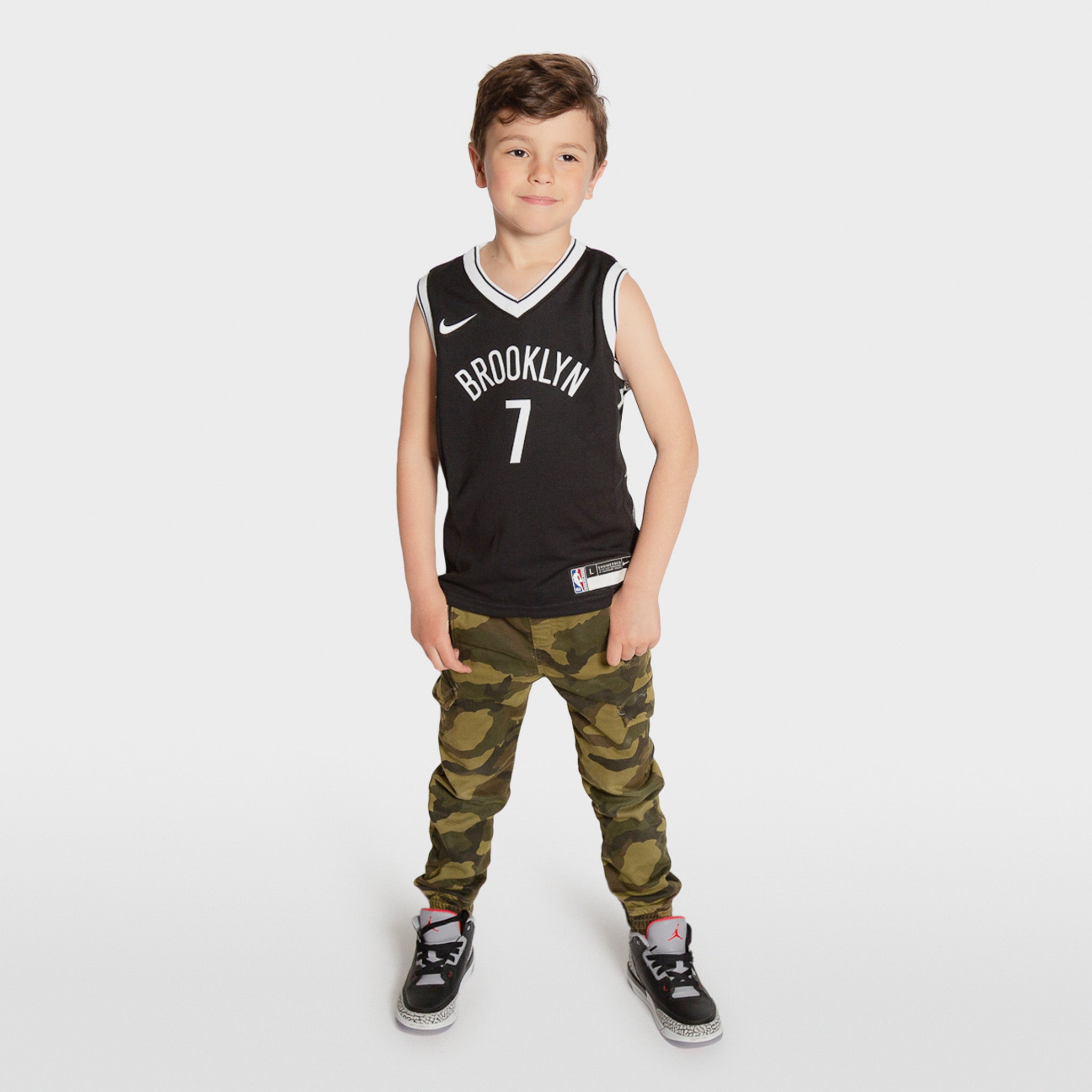  Nike Kevin Durant Brooklyn Nets NBA Boys Youth 8-20 Black Icon  Edition Swingman Jersey (as1, Alpha, l, Regular) : Sports & Outdoors