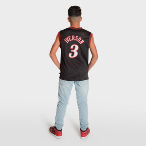 Allen Iverson Philadelphia 76ers HWC Youth NBA Swingman Jersey