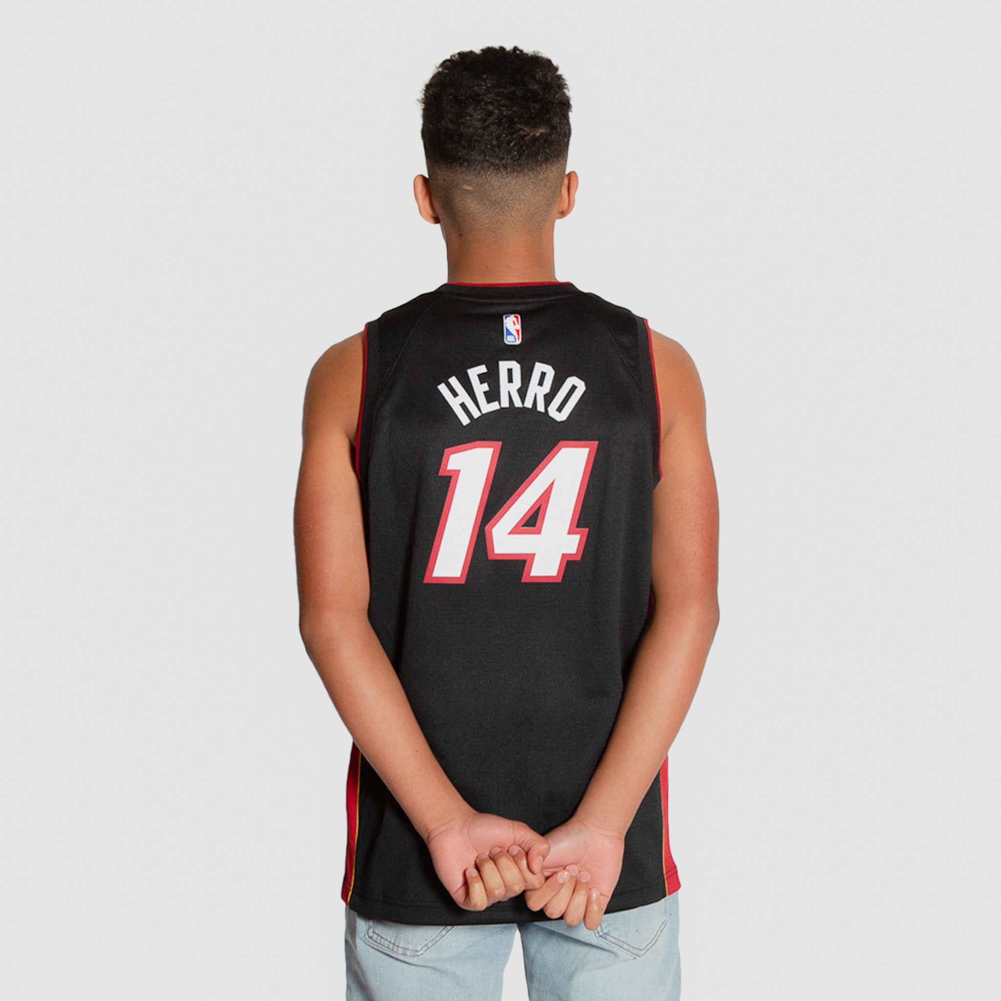 Tyler Herro Boy Wonder & 22 6th MOY Signed Miami Heat Nike NBA