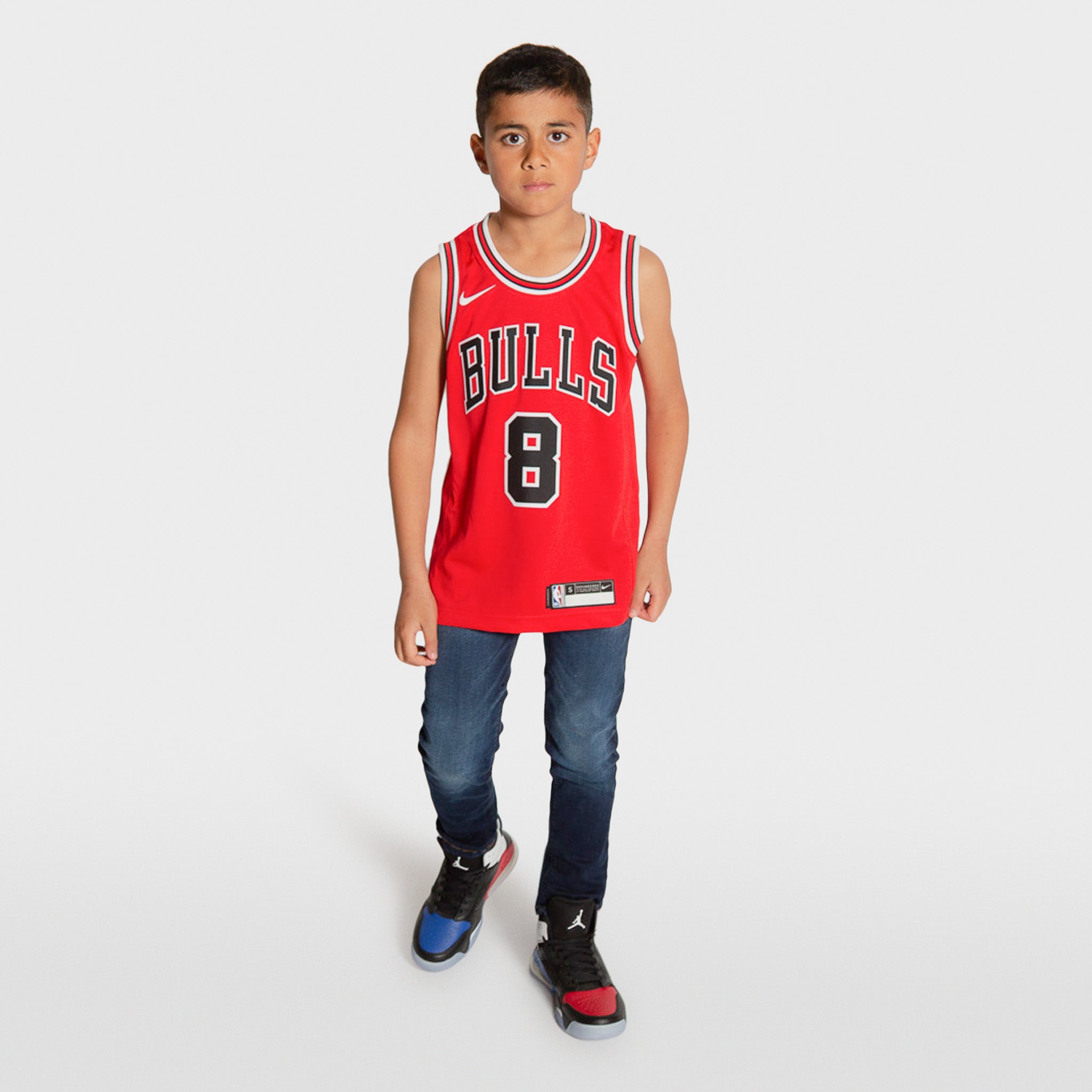 Chicago Bulls Nike Association Edition Swingman Jersey - White - Zach  Lavine - Youth