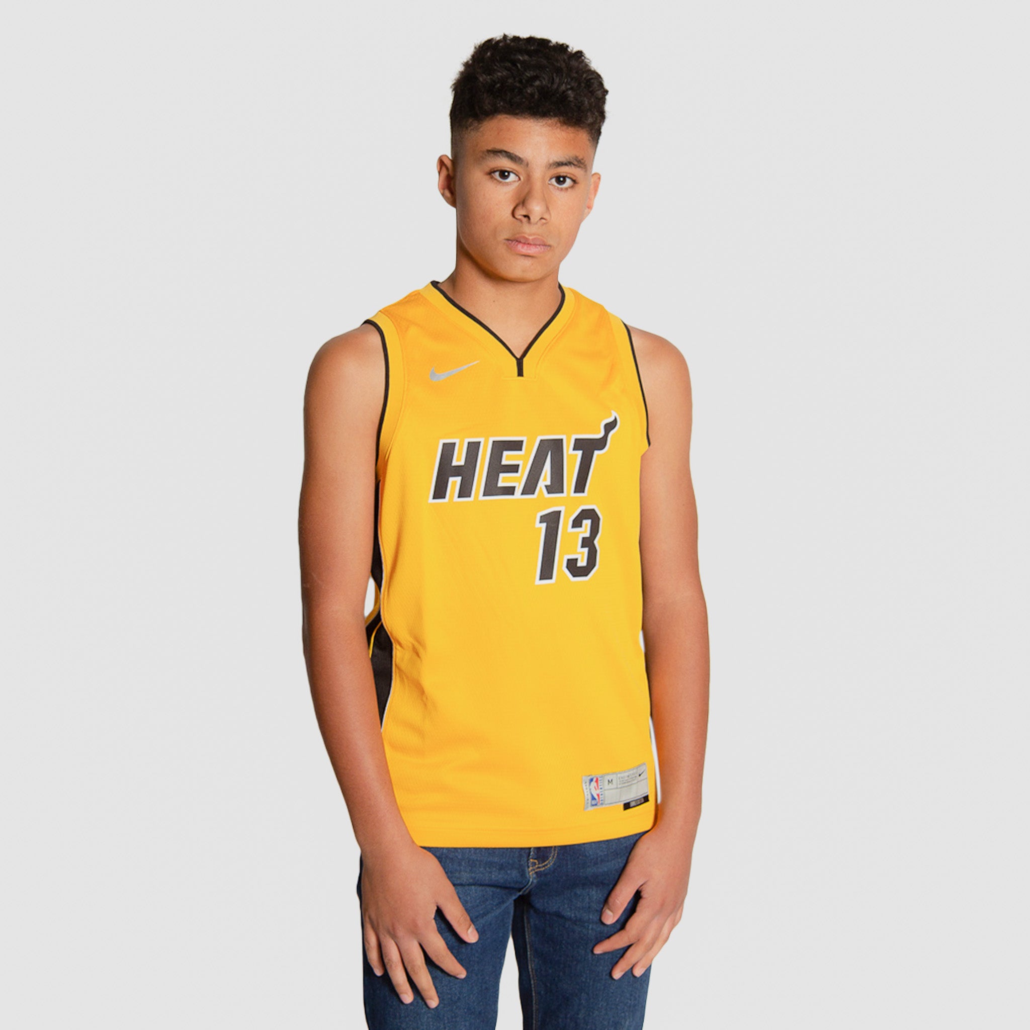 NBA, Shirts, Miami Heat Earned Edition Yellow Jersey