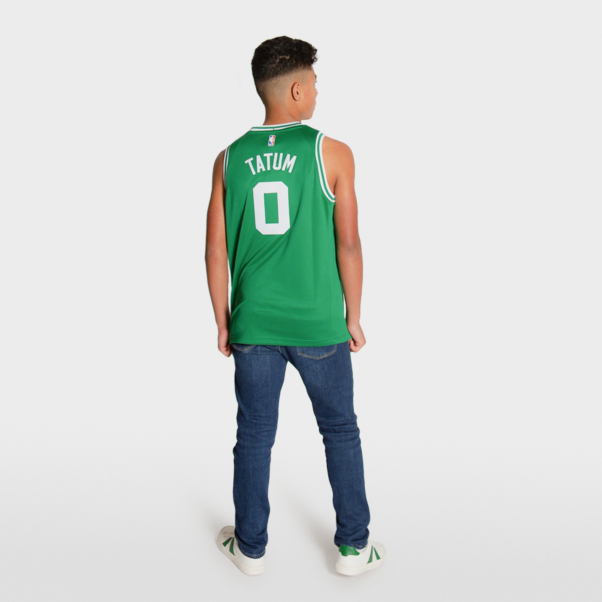 Youth Jayson Tatum #0 City White Boston Celtics 2020-21 Jerseys