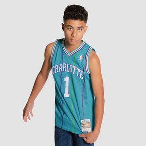 Muggsy Bogues Charlotte Hornets HWC Youth NBA Swingman Jersey