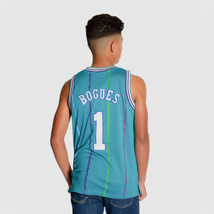 Muggsy Bogues Charlotte Hornets HWC Youth NBA Swingman Jersey