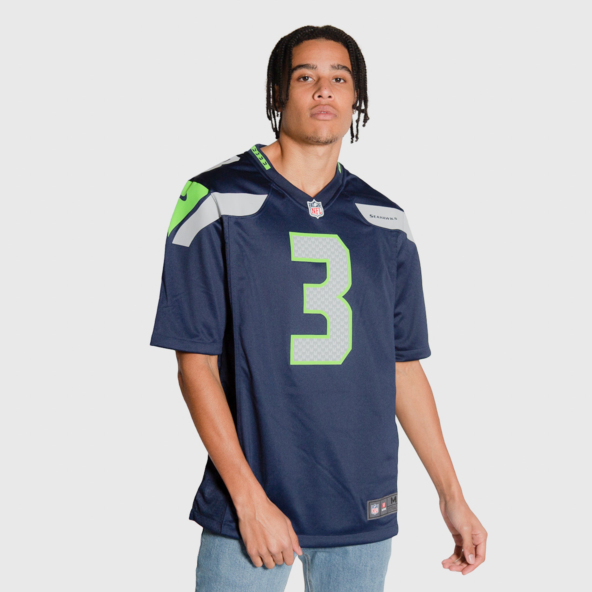 Russell Wilson Seattle Seahawks Home NFL Game Jersey – Basketball Jersey  World