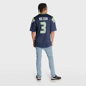 Russell Wilson Seattle Seahawks Home NFL Game Jersey
