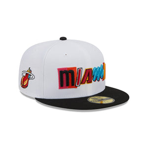 Miami Heat 59FIFTY 2023 City Edition NBA Fitted Hat