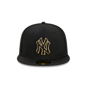 New York Yankees 59FIFTY Metallic Accent MLB Fitted Hat