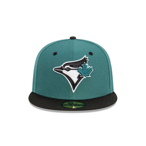 Toronto Blue Jays Pine Black 59FIFTY MLB Fitted Hat