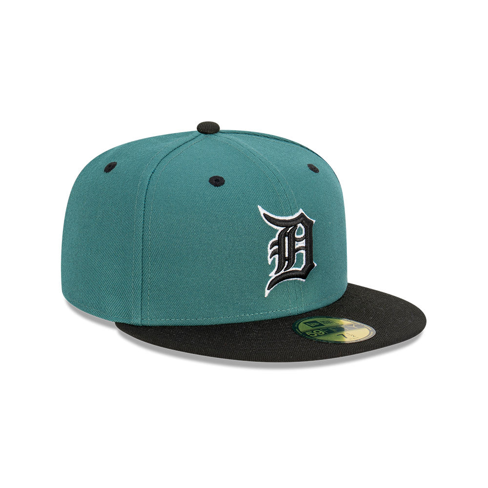 Detroit Tigers Pine Black 59FIFTY MLB Fitted Hat – Basketball