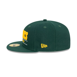 Oakland Athletics Stacked 59FIFTY MLB Fitted Hat