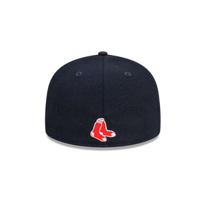 Boston Red Sox Stacked 59FIFTY MLB Fitted Hat