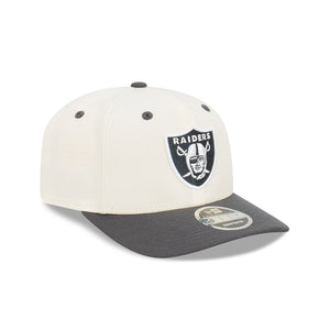 Las Vegas Raiders 9FIFTY Original Fit Chrome Graphite NFL Snapback Hat