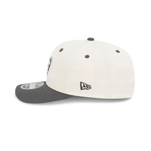 Las Vegas Raiders 9FIFTY Original Fit Chrome Graphite NFL Snapback Hat