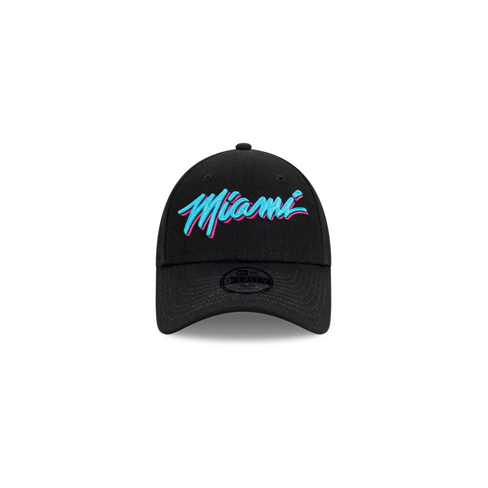 Miami Heat 9FORTY WordMark Youth NBA Strapback Hat – Basketball Jersey World