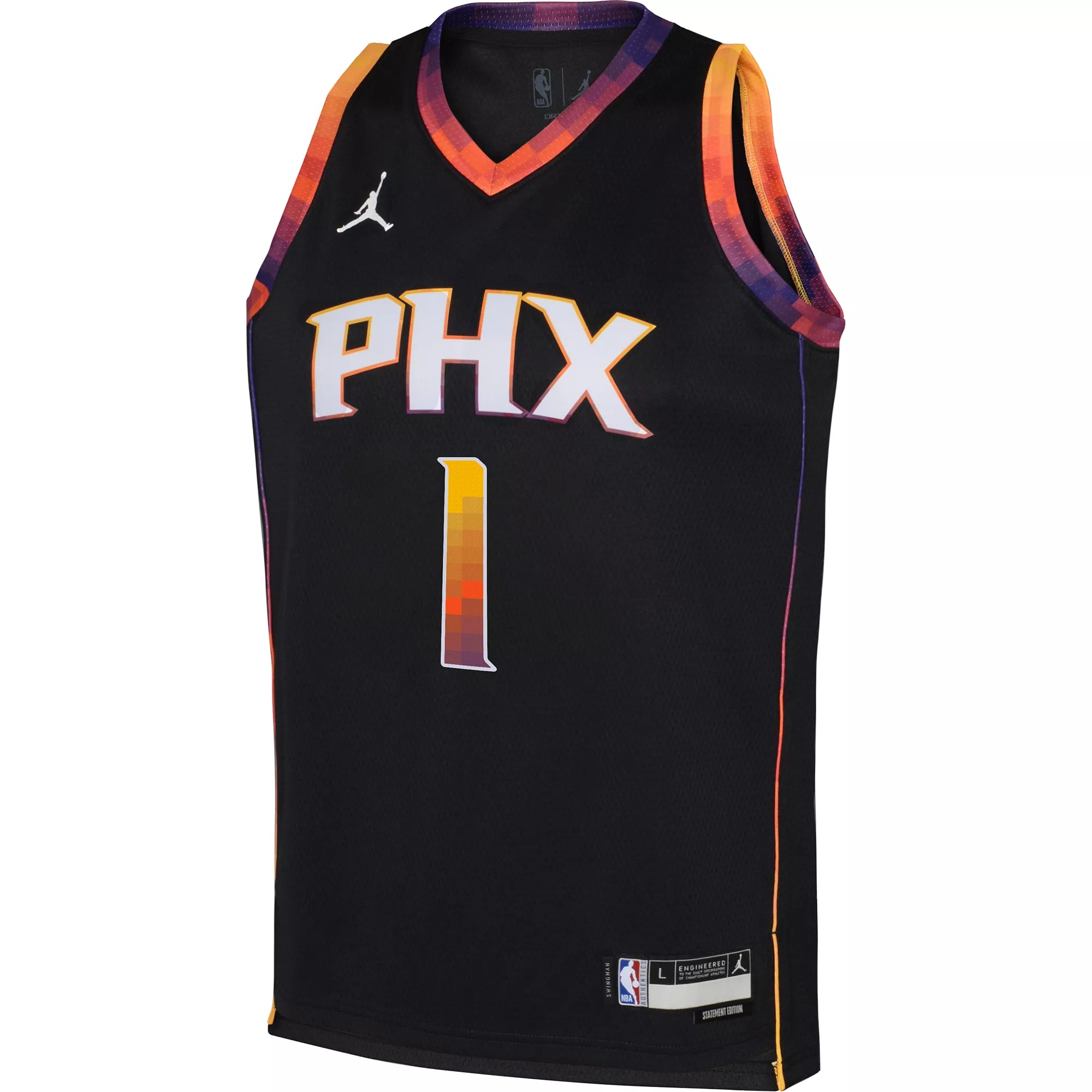 Devin Booker Phoenix Suns 2023 Statement Edition Youth NBA Swingman Je – Basketball Jersey World