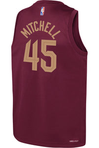 Donovan Mitchell Cleveland Cavaliers 2025 Icon Edition Youth NBA Swingman Jersey