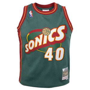 Shawn Kemp Seattle Supersonics HWC Youth NBA Swingman Jersey