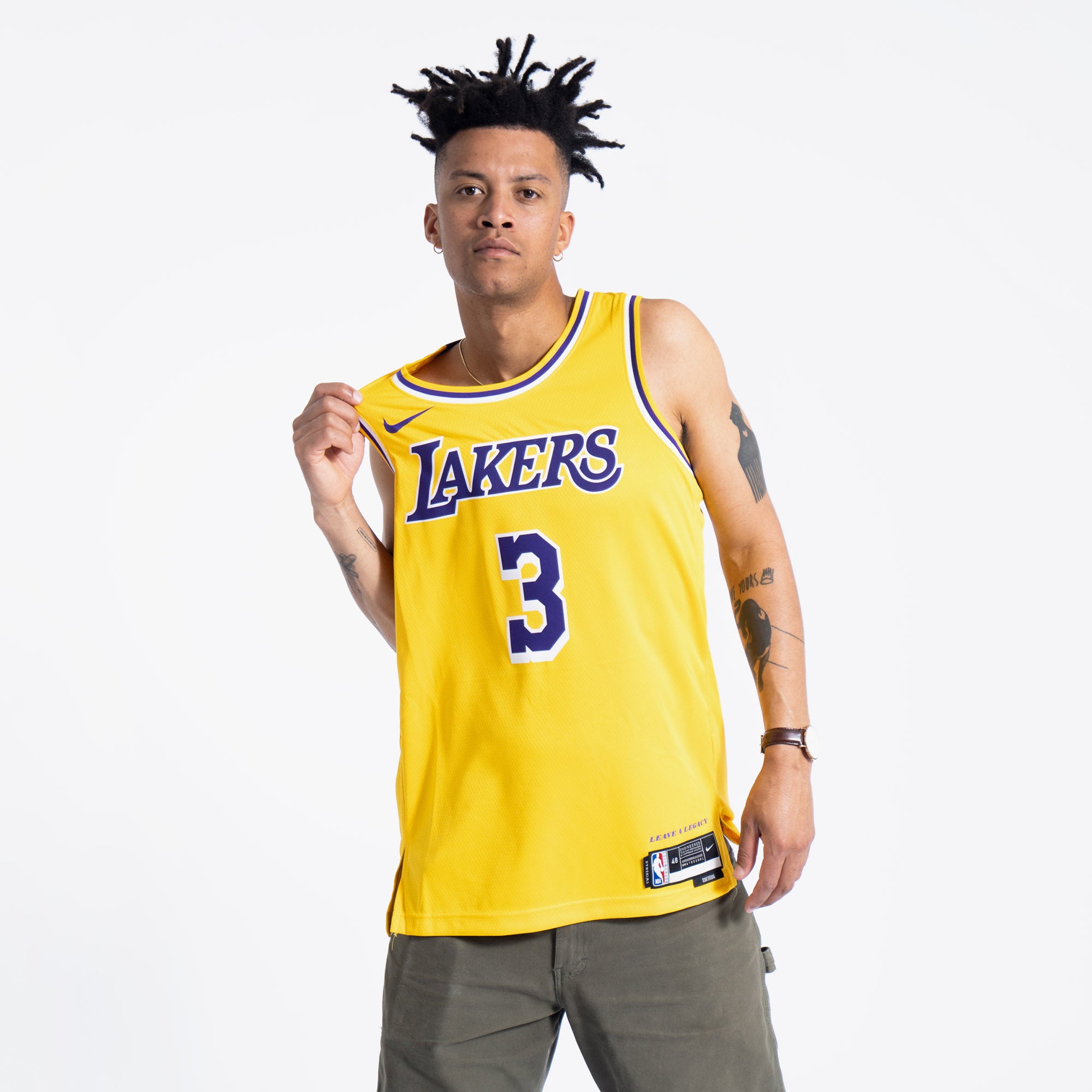 Los Angeles Lakers Jordan Statement Edition Swingman Jersey 22 - Purple -  Anthony Davis - Youth